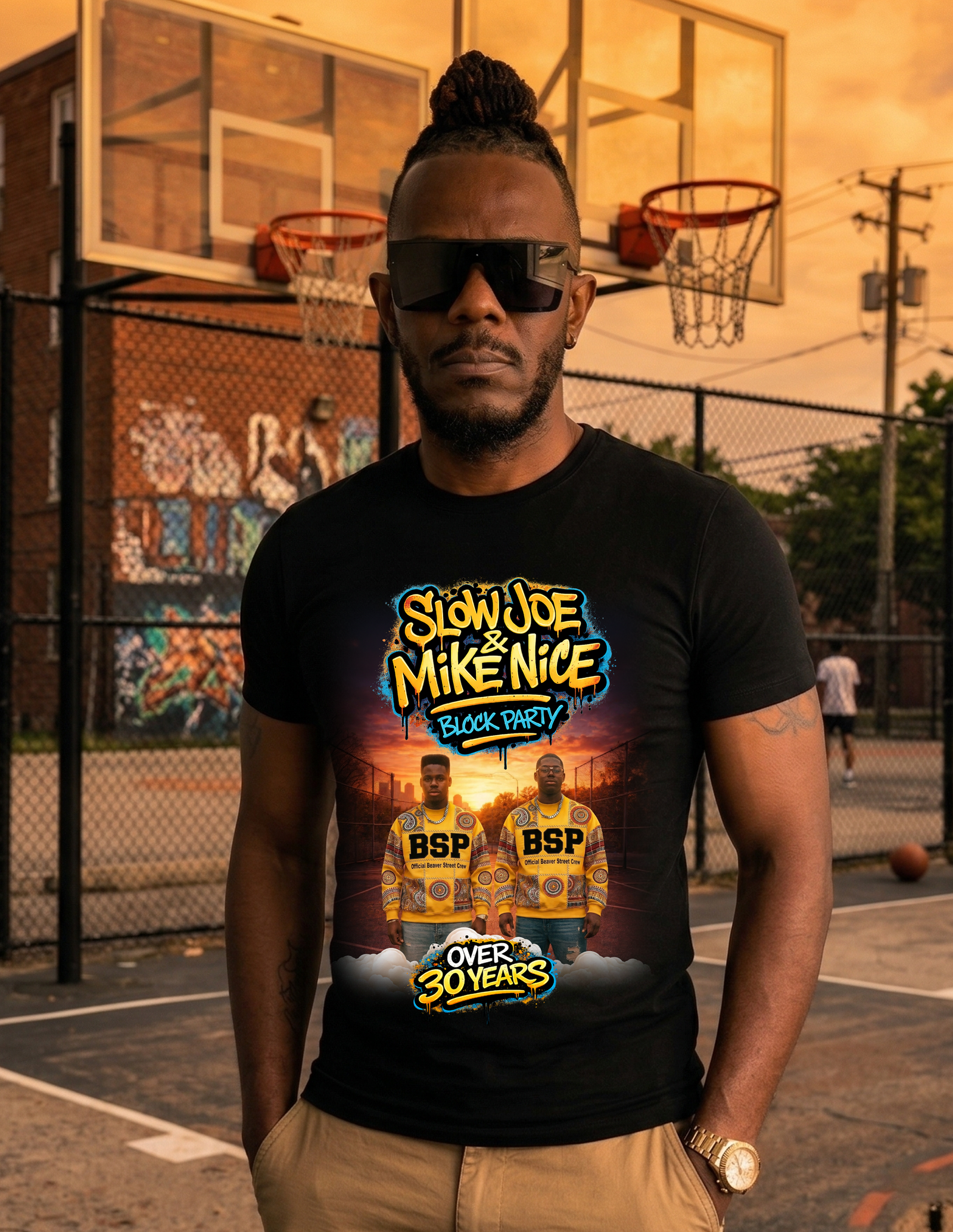 Male model wearing Premier1Graphix shirt