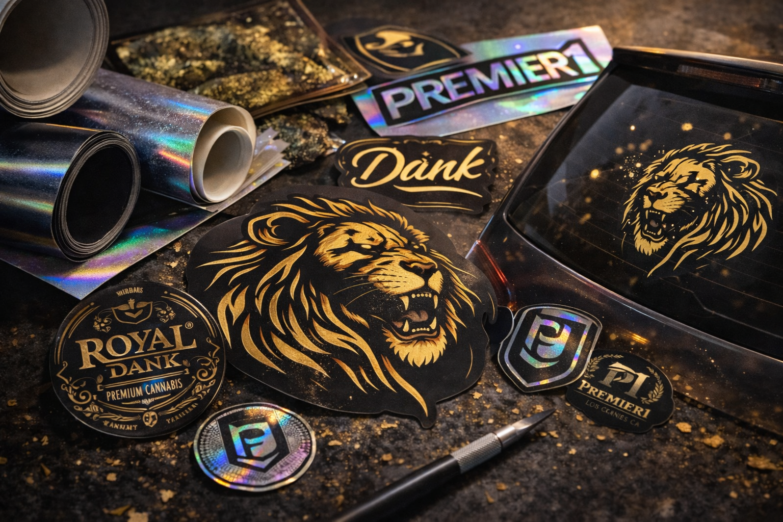 Vinyl sticker design service